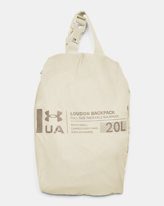 UA Loudon Packable Backpack in Brown image number 3